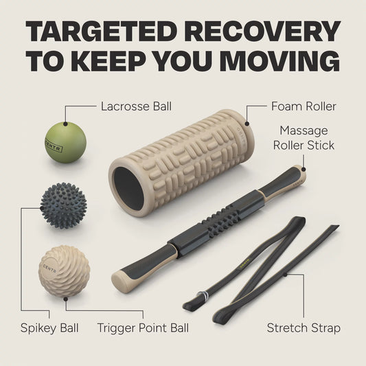 by Chris Hemsworth Recovery Kit, Targets Sore Muscles, 6-Piece Set with 3-Month Membership